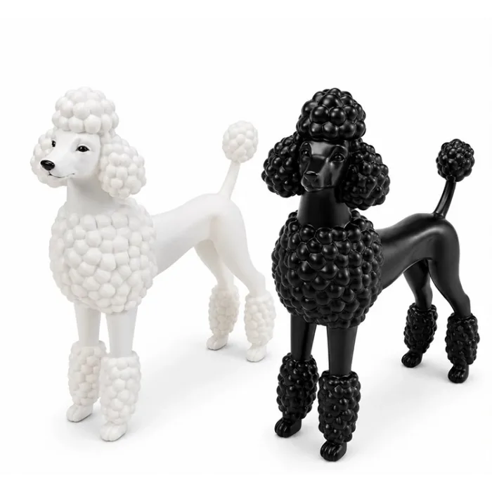 Dekoratif Kaniş Köpek Biblosu Polyester Masa Üstü Obje Alk5305