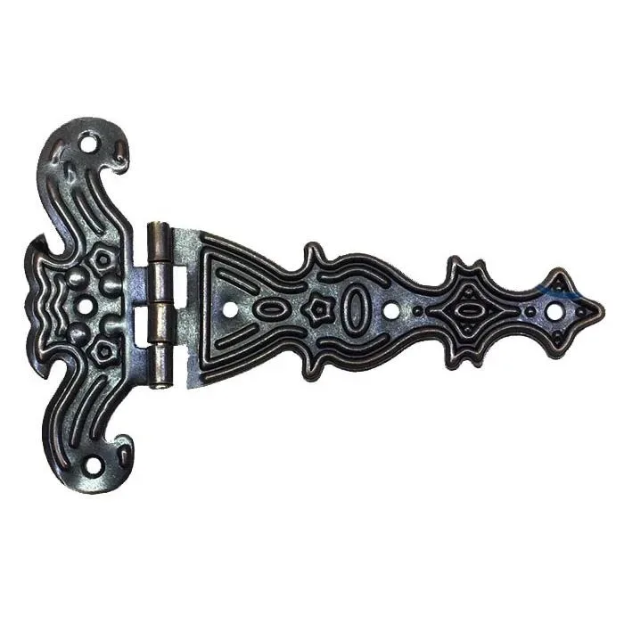 Dekoratif, Sac Tek Kuyruklu Menteşe - 69x102 Mm, Büyük, Eskitme, 1 Adet