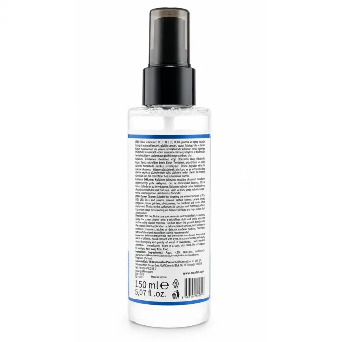 Ekran Temizleme Sprey 150ml