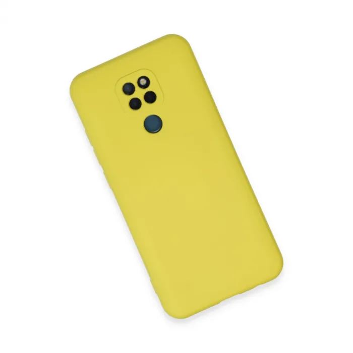 General Mobile Gm 20 Kılıf Nano İçi Kadife Silikon - Sarı