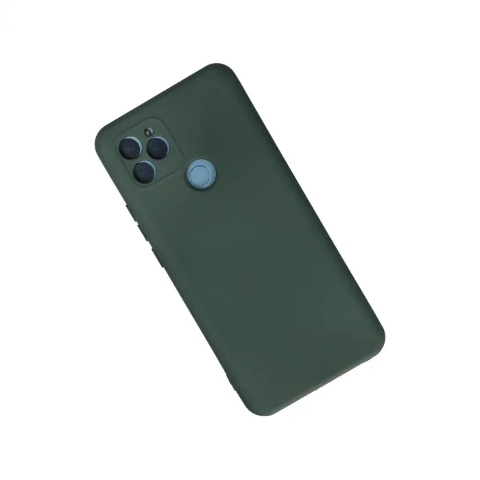 General Mobile Gm 21 Kılıf Nano İçi Kadife Silikon - Koyu Yeşil