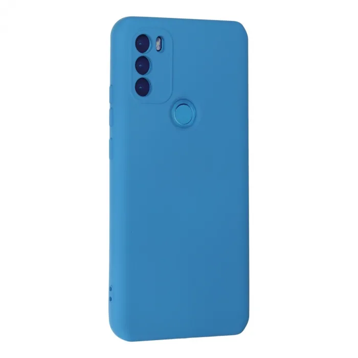 General Mobile Gm 21 Plus Kılıf Nano İçi Kadife Silikon - Mavi