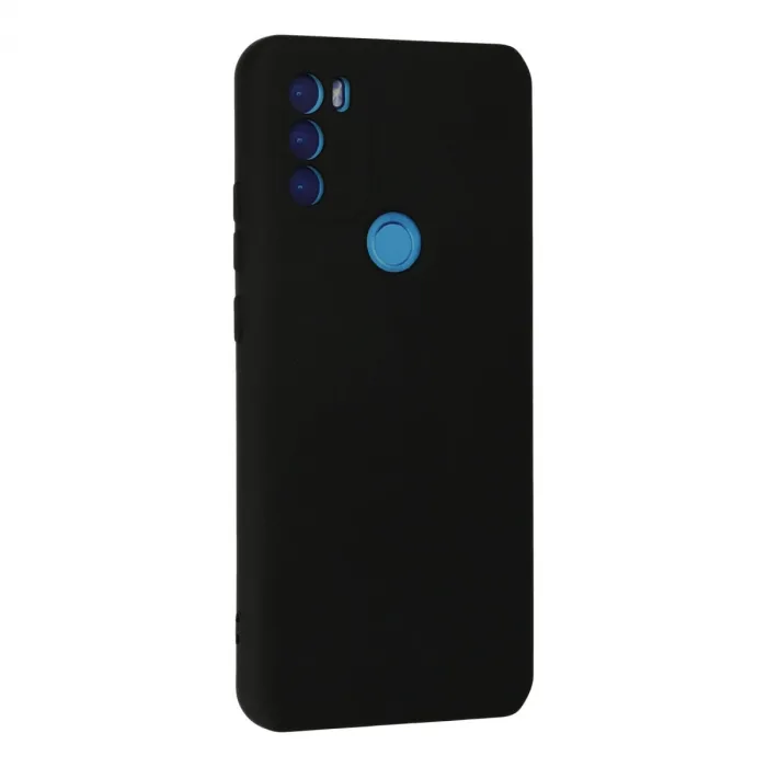 General Mobile Gm 21 Plus Kılıf Nano İçi Kadife Silikon - Siyah