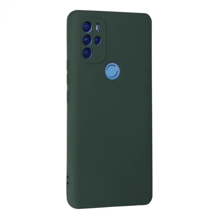 General Mobile Gm 21 Pro Kılıf Nano İçi Kadife Silikon - Koyu Yeşil