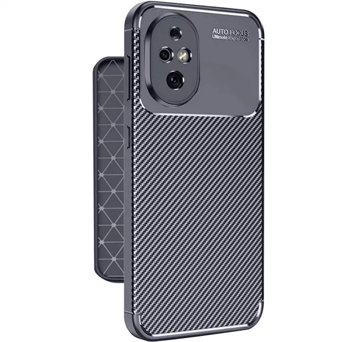 Honor 200 Kılıf Auto Focus Karbon Kapak - Lacivert
