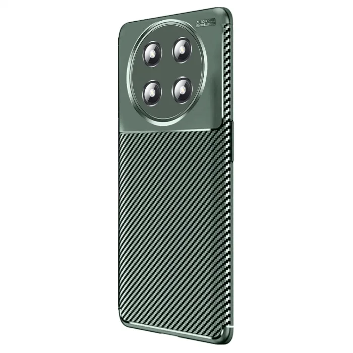 Honor Magic 7 Lite Kılıf Auto Focus Karbon Kapak - Koyu Yeşil