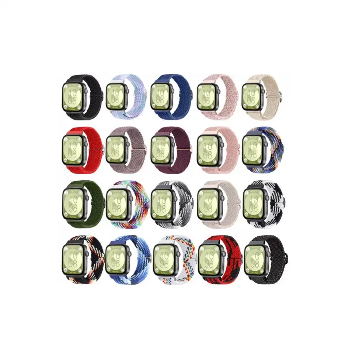 Huawei Fit 4  Kordon - Lila-beyaz