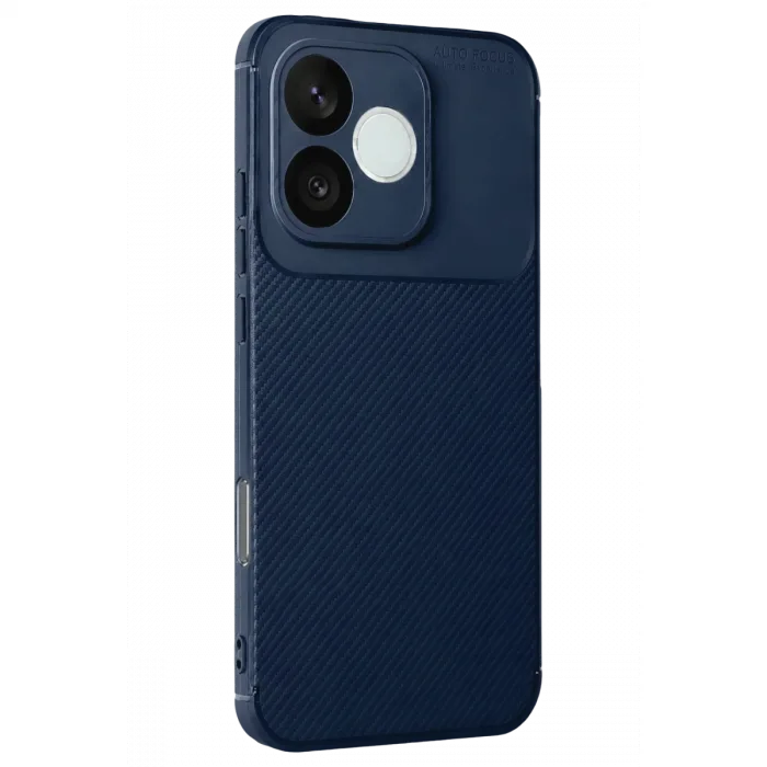 Huawei Honor 600 Lite Auto Focus Karbon Kapak - Lacivert