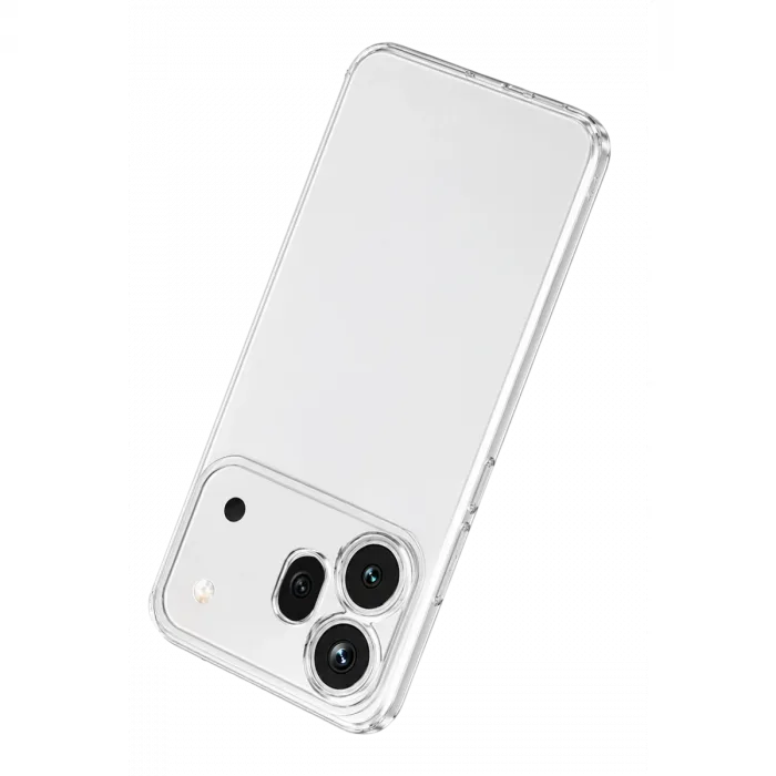 Huawei Honor 600 Pro Lüx Şeffaf Silikon - Şeffaf