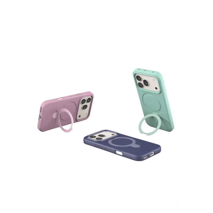 Huawei Honor 600 Pro Regal Magsafe Standlı Kapak - Derin Mor