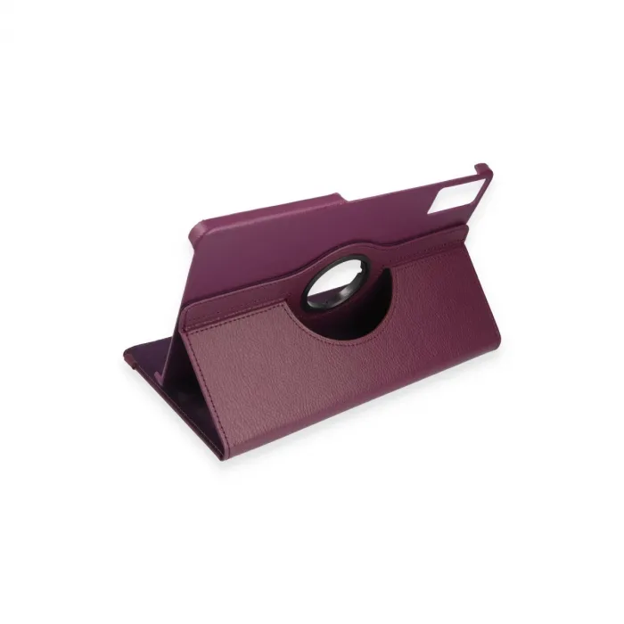 Huawei Honor Pad 10 12.1 Kılıf 360 Tablet Deri Kılıf - Mürdüm