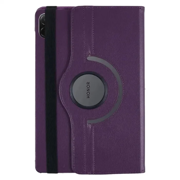 Huawei Honor Pad X8a Kılıf 360 Tablet Deri Kılıf - Mürdüm