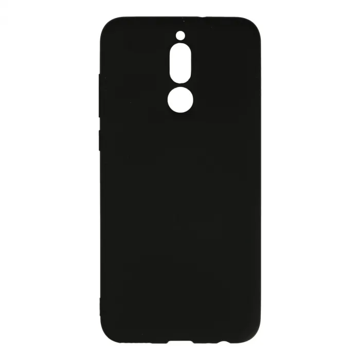 Huawei Mate 10 Lite Kılıf Nano İçi Kadife Silikon - Siyah