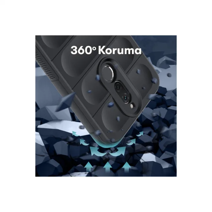 Huawei Mate 10 Lite Kılıf Optimum Silikon - Siyah