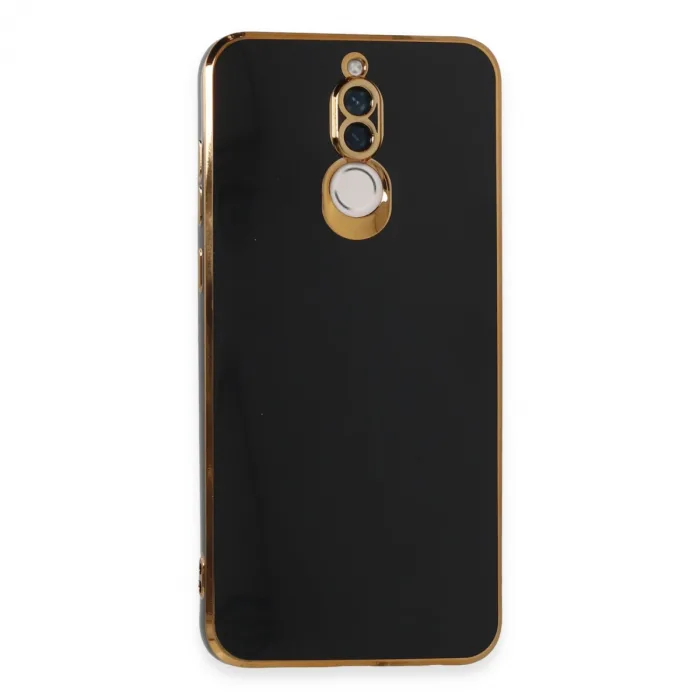 Huawei Mate 10 Lite Kılıf Volet Silikon - Siyah