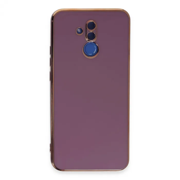 Huawei Mate 20 Lite Kılıf Volet Silikon - Mor