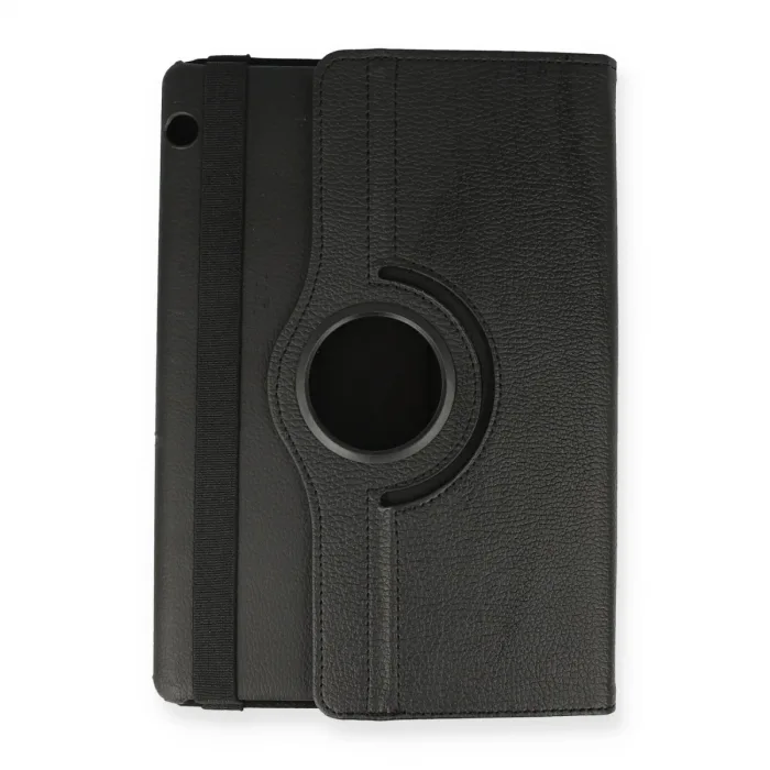 Huawei Mediapad T5 10 Kılıf 360 Tablet Deri Kılıf - Siyah