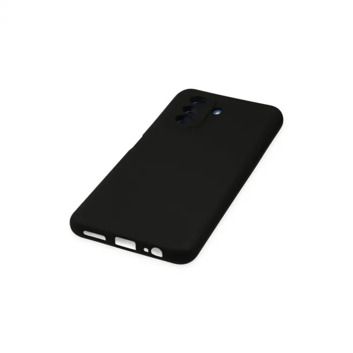 Huawei Nova Y70 Kılıf Nano İçi Kadife Silikon - Siyah