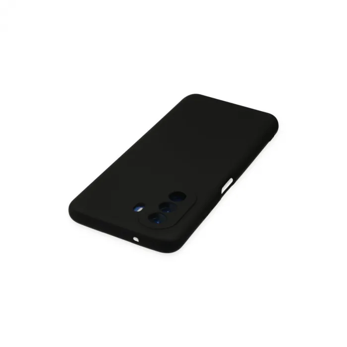 Huawei Nova Y70 Kılıf Nano İçi Kadife Silikon - Siyah