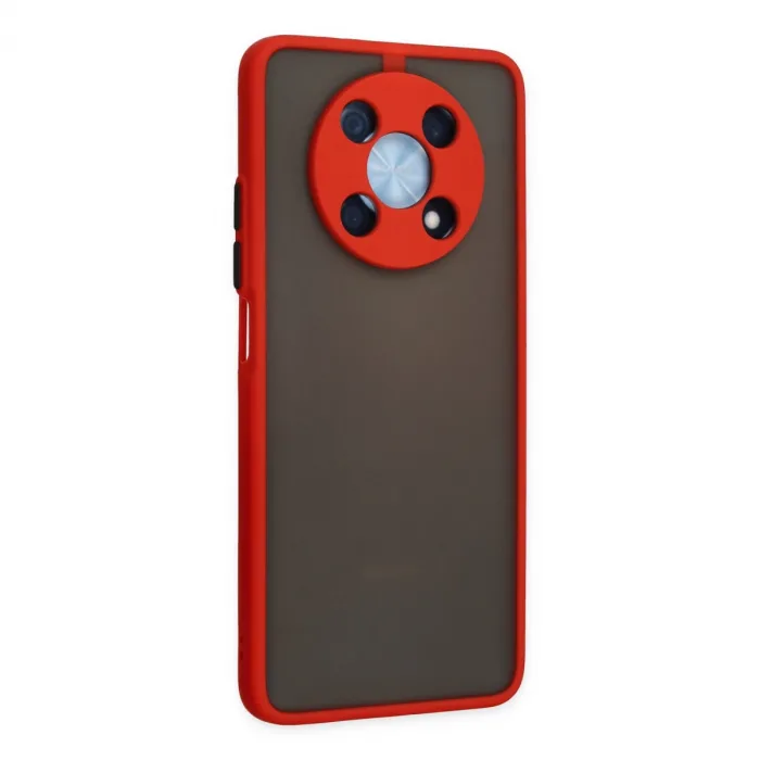 Huawei Nova Y90 Kılıf Montreal Silikon Kapak - Kırmızı