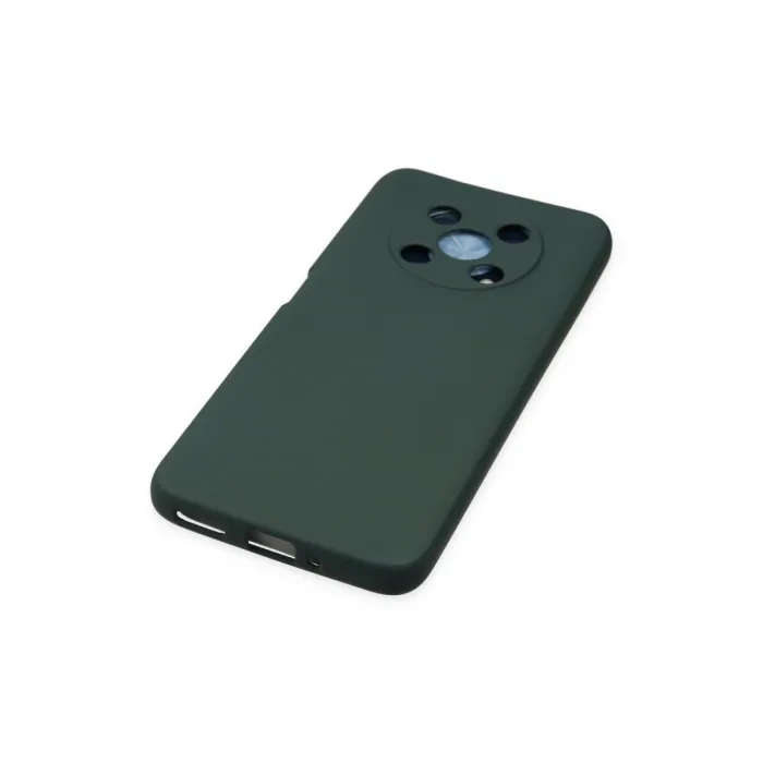 Huawei Nova Y90 Kılıf Nano İçi Kadife Silikon - Koyu Yeşil