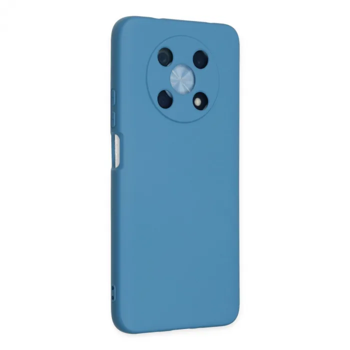 Huawei Nova Y90 Kılıf Nano İçi Kadife Silikon - Mavi