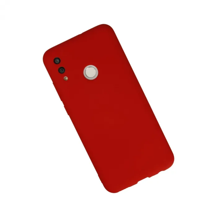 Huawei P Smart 2019 Kılıf Nano İçi Kadife Silikon - Kırmızı