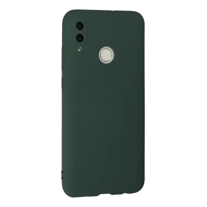 Huawei P Smart 2019 Kılıf Nano İçi Kadife Silikon - Koyu Yeşil