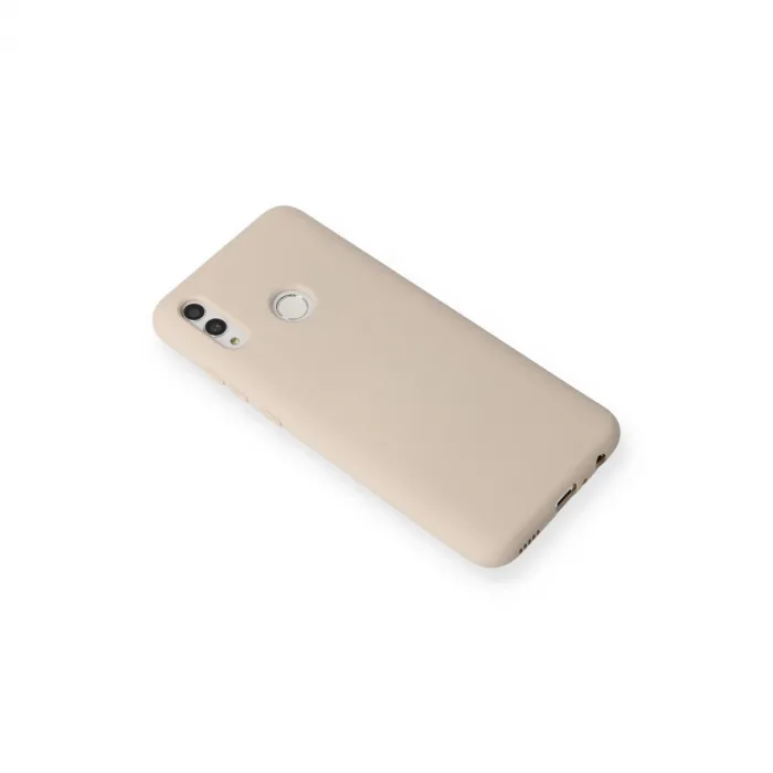 Huawei P Smart 2019 Kılıf Nano İçi Kadife Silikon - Pudra