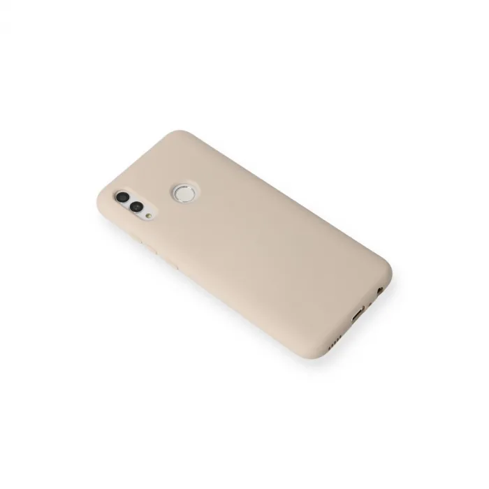 Huawei P Smart 2019 Kılıf Nano İçi Kadife Silikon - Pudra