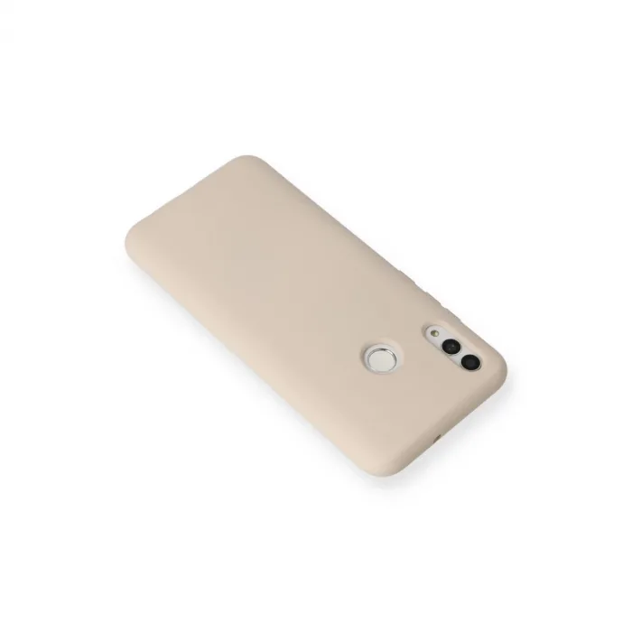 Huawei P Smart 2019 Kılıf Nano İçi Kadife Silikon - Pudra
