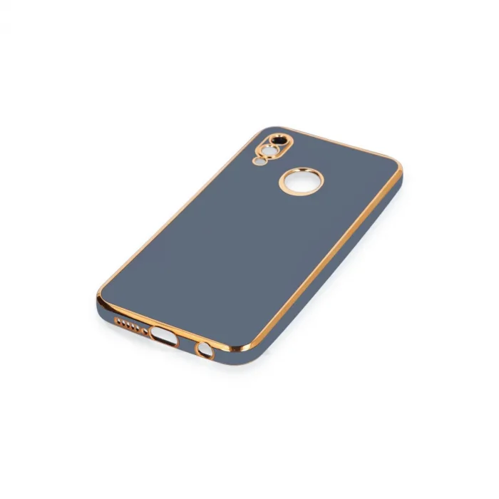 Huawei P20 Lite Kılıf Volet Silikon - Mavi