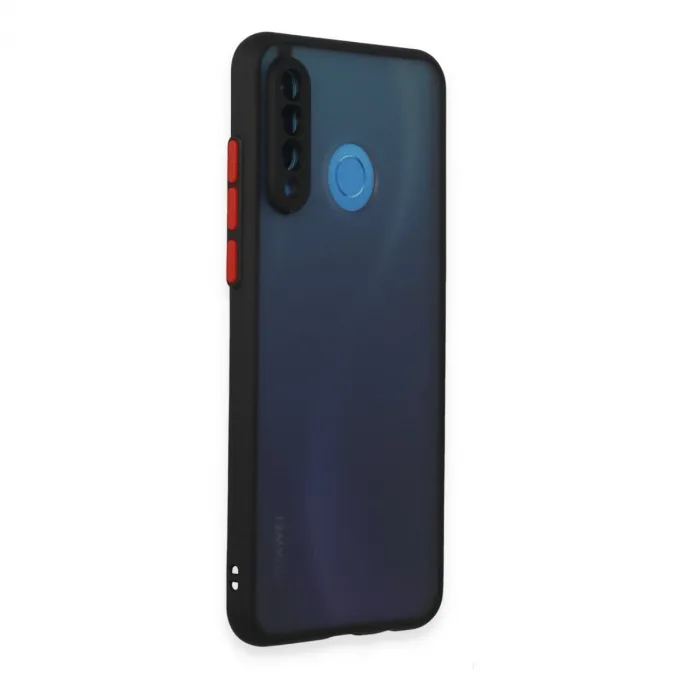Huawei P30 Lite Kılıf Montreal Silikon Kapak - Siyah