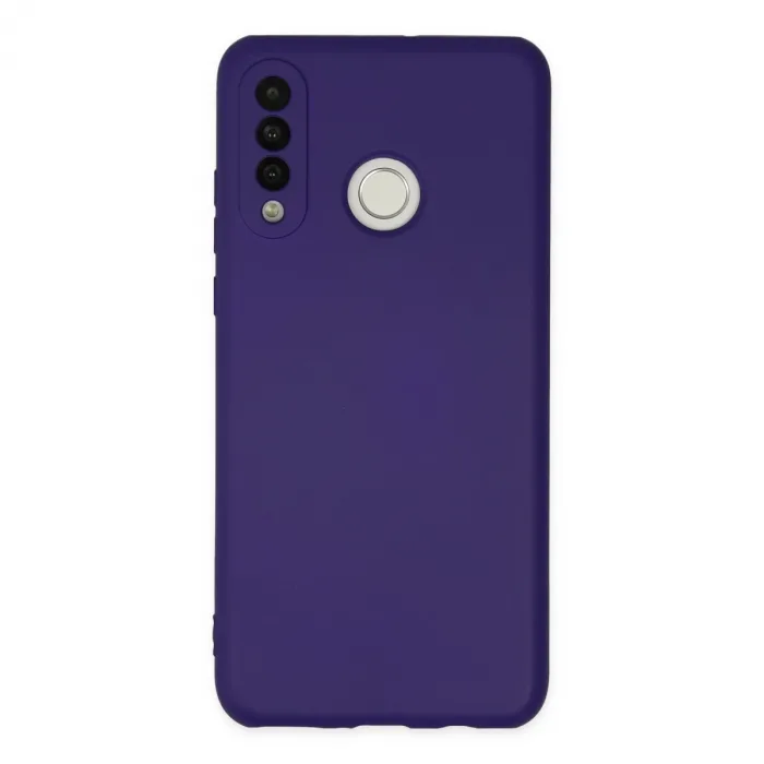 Huawei P30 Lite Kılıf Nano İçi Kadife Silikon - Mor