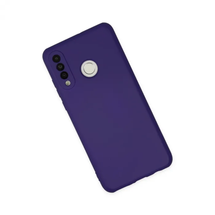 Huawei P30 Lite Kılıf Nano İçi Kadife Silikon - Mor