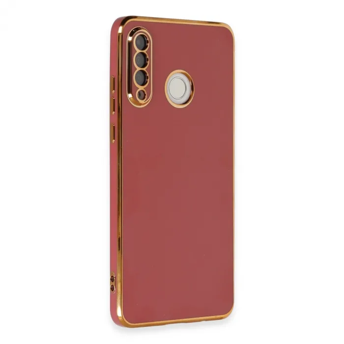 Huawei P30 Lite Kılıf Volet Silikon - Kırmızı