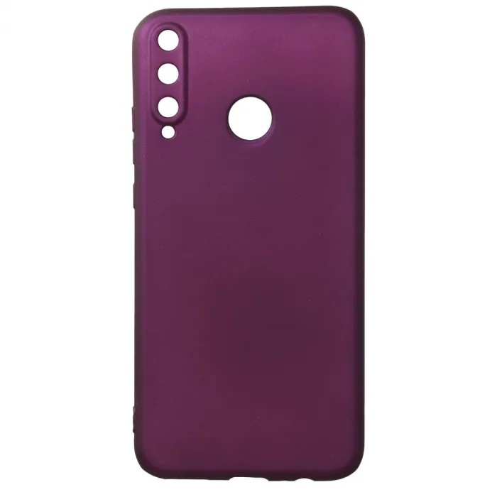 Huawei P40 Lite E Kılıf First Silikon - Mürdüm