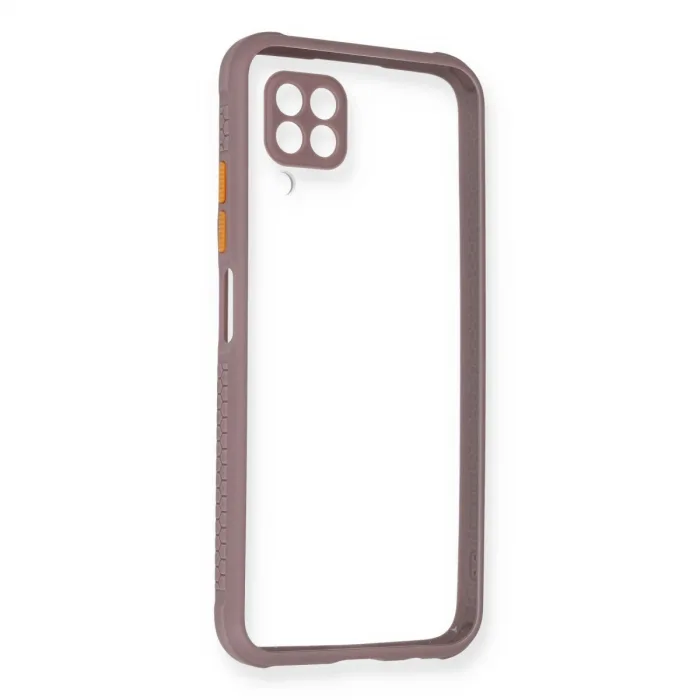 Huawei P40 Lite Kılıf Miami Şeffaf Silikon - Açık Mor