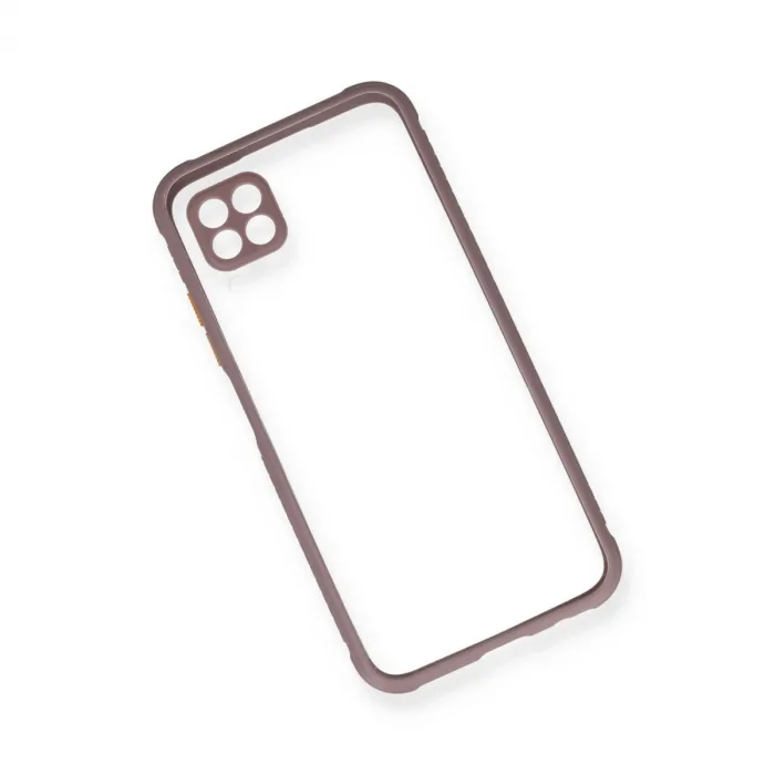 Huawei P40 Lite Kılıf Miami Şeffaf Silikon - Açık Mor