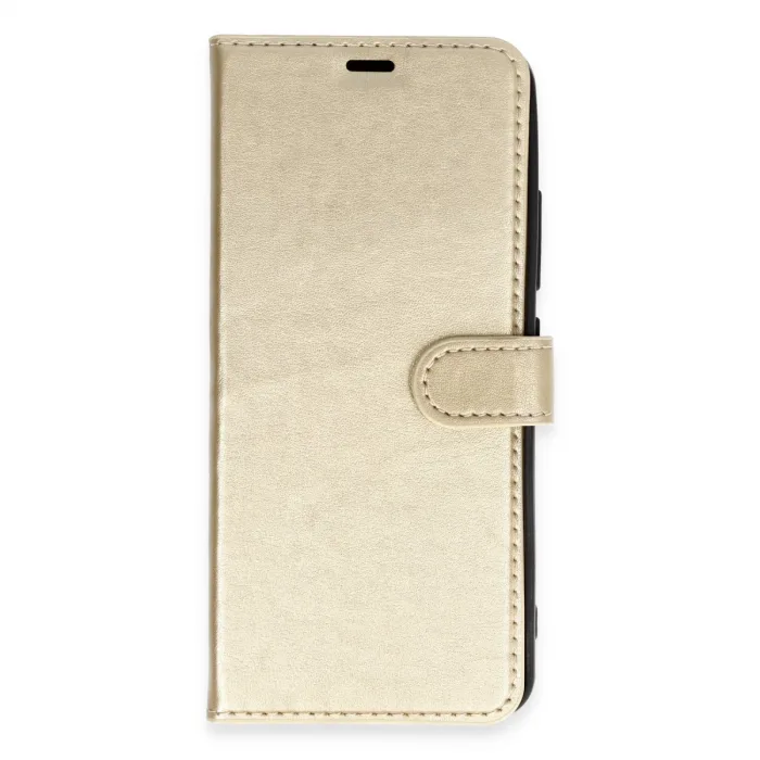 Huawei Y6 Prime Kılıf Trend S Plus Kapaklı Kılıf - Gold