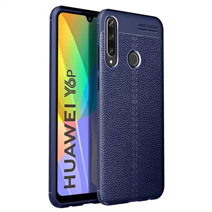 Huawei Y6p Kılıf Auto Focus Kapak - Lacivert