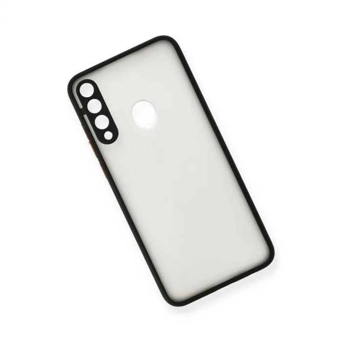 Huawei Y6p Kılıf Montreal Silikon Kapak - Siyah