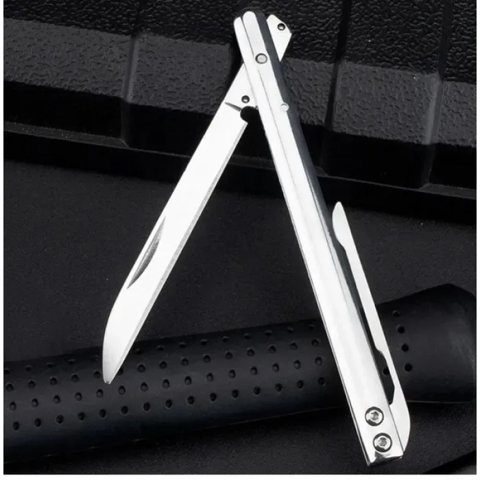 İnce D2 Çelik Çakı 18 Cm , Metal Sap