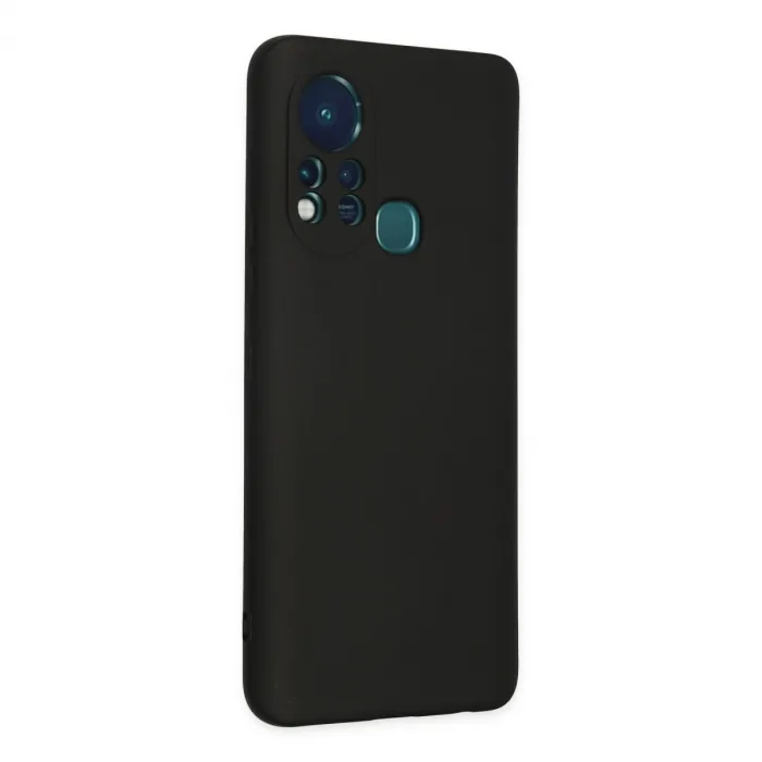 İnfinix Hot 11s Kılıf Nano İçi Kadife Silikon - Siyah