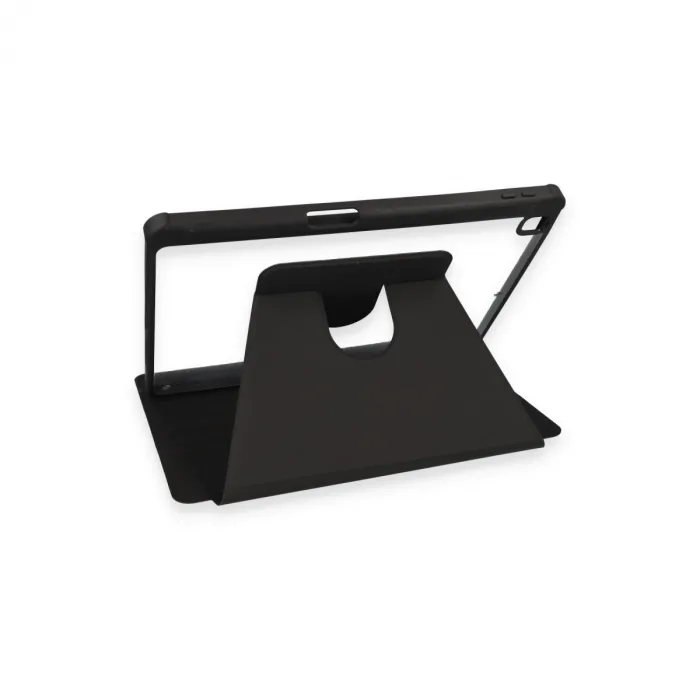 İpad 10.2 (7.nesil) Kılıf Ling 360 Kalemlikli Tablet Kılıf - Siyah
