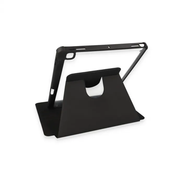 İpad 10.2 (7.nesil) Kılıf Ling 360 Kalemlikli Tablet Kılıf - Siyah