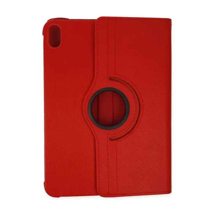 İpad 2022 10.9 (10.nesil) Kılıf 360 Tablet Deri Kılıf - Kırmızı