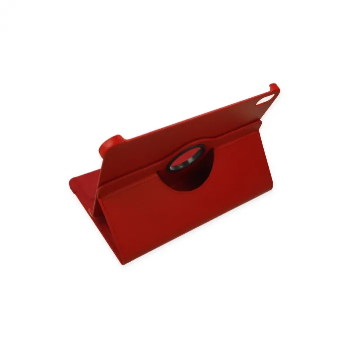 İpad 2022 10.9 (10.nesil) Kılıf 360 Tablet Deri Kılıf - Kırmızı