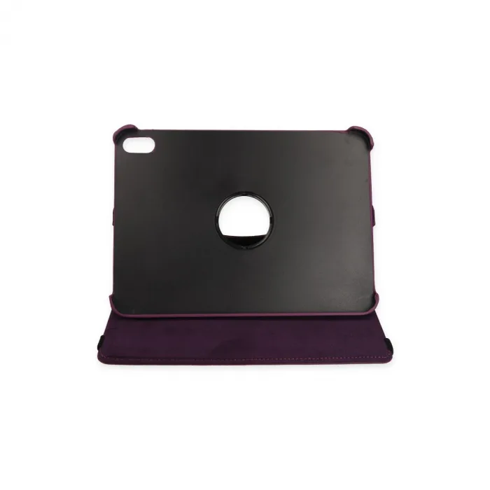 İpad 2022 10.9 (10.nesil) Kılıf 360 Tablet Deri Kılıf - Mürdüm