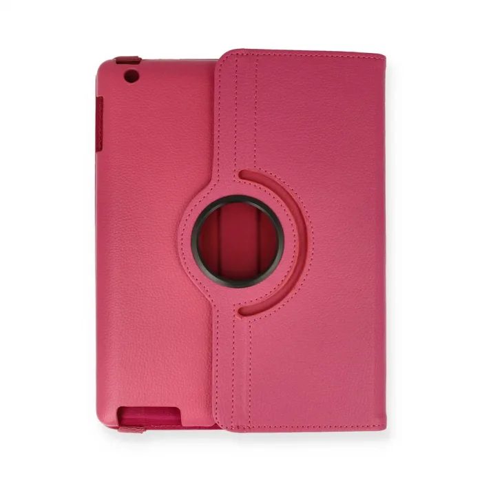 İpad 4 9.7 Kılıf 360 Tablet Deri Kılıf - Pembe